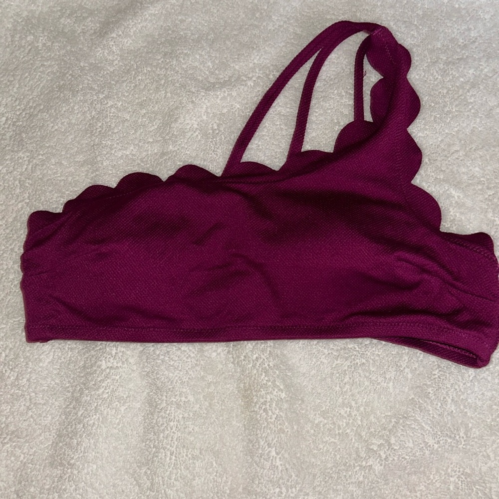 💜Purple💜 one shoulder bikini top